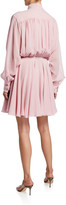 Thumbnail for your product : Giambattista Valli Fit-&-Flare Belted Silk Dress