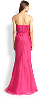 Thumbnail for your product : Carmen Marc Valvo Organza Peplum Gown