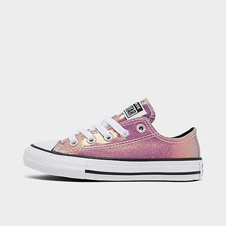 Converse Girls' Little Kids' Iridescent Glitter Chuck Taylor Casual Shoes -  ShopStyle