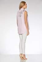 Thumbnail for your product : Quiz Pink Stripe Embroidered Sleeveless Top