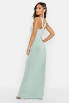 Thumbnail for your product : boohoo Petite Cowl Neck Cross Back