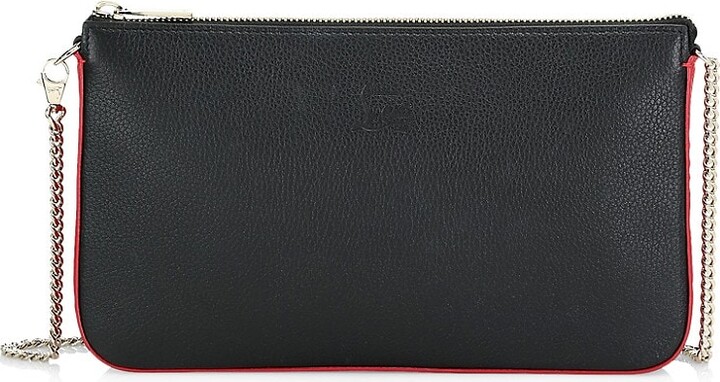 Christian Louboutin Loubila Leather Pouch-On-Chain - ShopStyle Clutches