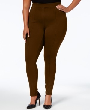 Style&Co. Style & Co Plus Size Seamed Ponte Leggings, Created for Macy's