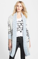 Thumbnail for your product : Sam Edelman Marled Open Shawl Long Cardigan