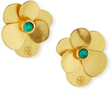 Thumbnail for your product : Tory Burch Golden Flower Petal Stud Earrings