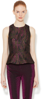 Thumbnail for your product : Jay Godfrey Abacus Peplum Top