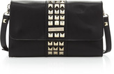 Thumbnail for your product : Gianfranco Ferre GF Studded Flap Crossbody Clutch Bag, Black