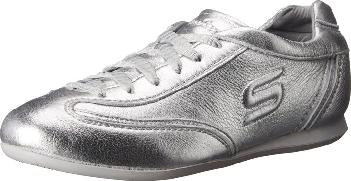 Skechers Women's Silver Shoes | ShopStyle