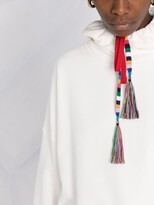 Thumbnail for your product : Etro Long Drawstring Logo Hoodie
