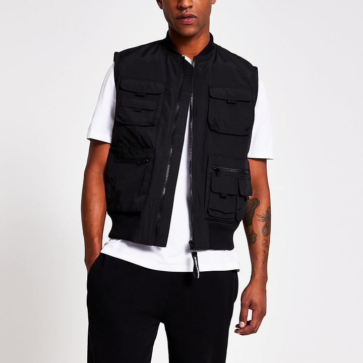 utility gilet jacket