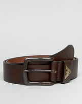 Thumbnail for your product : Armani Jeans Leather Belt In Brown