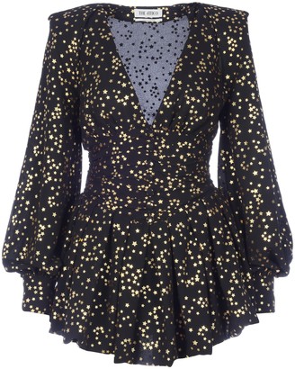 black dress gold stars