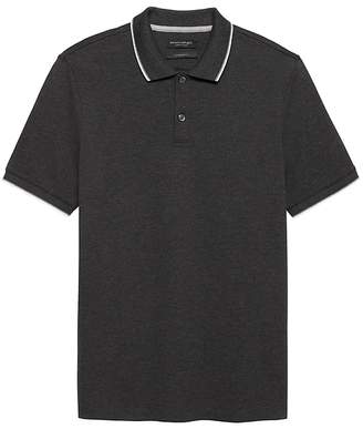 Banana Republic Slim Luxury-Touch Tipped Polo