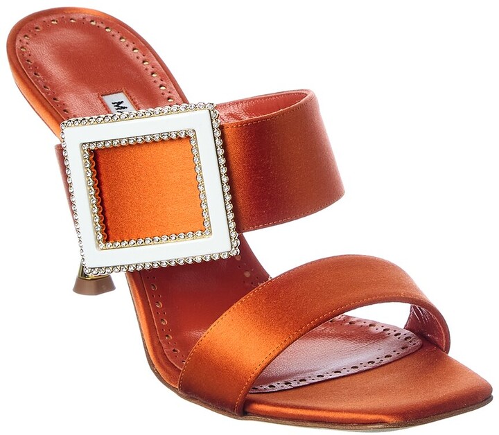Manolo Blahnik Orange Women's Shoes | Shop the world's largest 