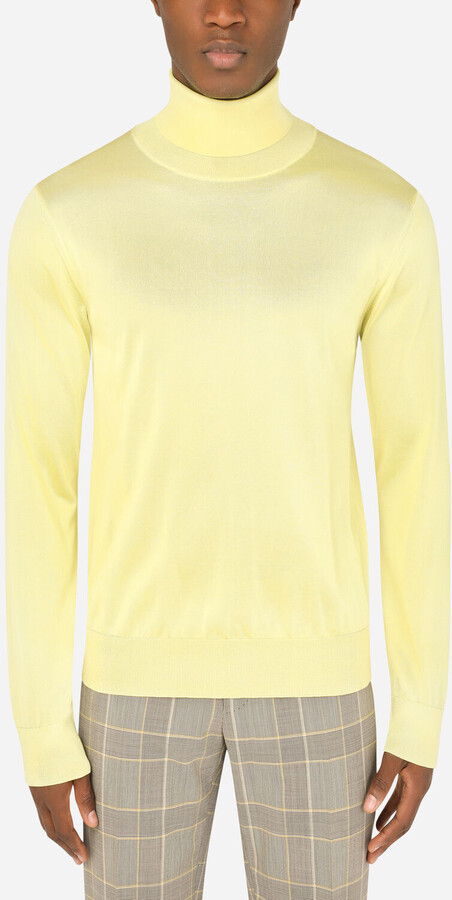 Mens Clothing Sweaters and knitwear Turtlenecks Hed Mayner Turtleneck in Yellow for Men 