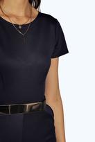 Thumbnail for your product : boohoo Tall Scarlett Cap Sleeve Belted Jumpsuit