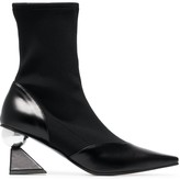 Thumbnail for your product : YUUL YIE Black Glam 70 Leather Boots