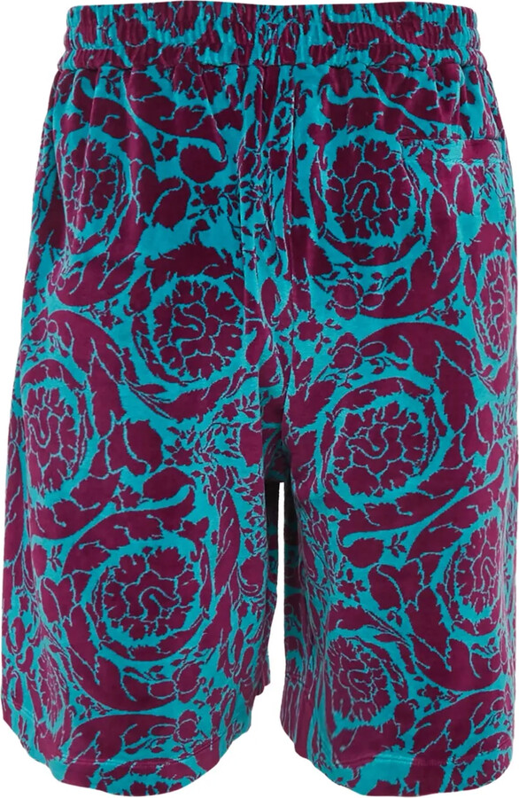 Versace Pre-Owned Jacquard Velvet Shorts