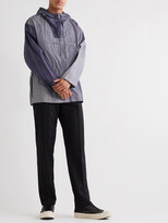 Thumbnail for your product : AURALEE Nylon Hooded Half-Zip Jacket - Men - Gray