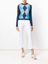 Thumbnail for your product : Twin-Set argyle knitted sweater