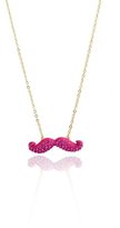 Thumbnail for your product : Girl Nation Crystal Mustache Necklace