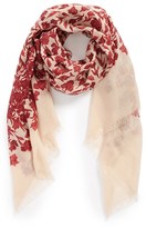 Thumbnail for your product : Tory Burch 'Art Nouveau' Flower Scarf
