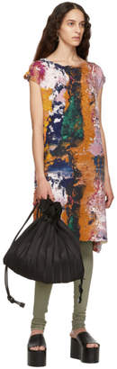 Issey Miyake Multicolor Paint Crush Dress