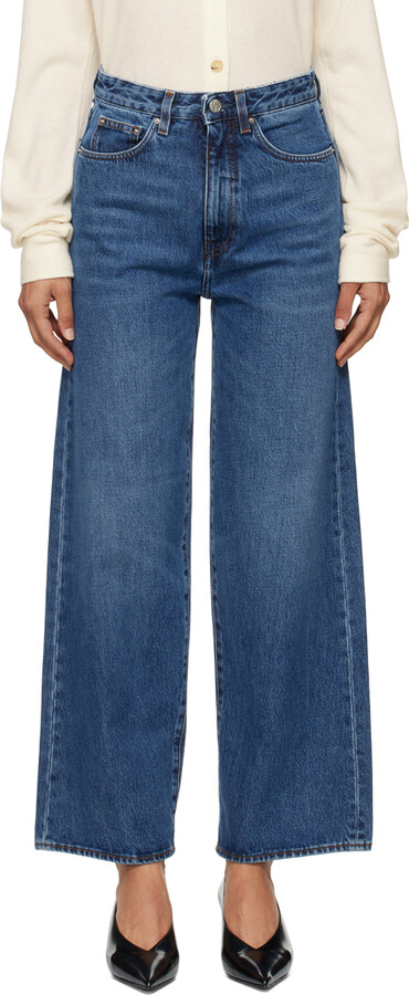 Totême Blue Flare Fit Jeans