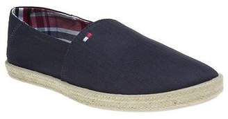 Tommy Hilfiger New Mens Blue Granada Canvas Shoes Slip On