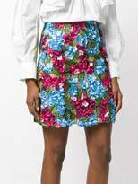 Thumbnail for your product : Dolce & Gabbana Hydrangea embroidered skirt