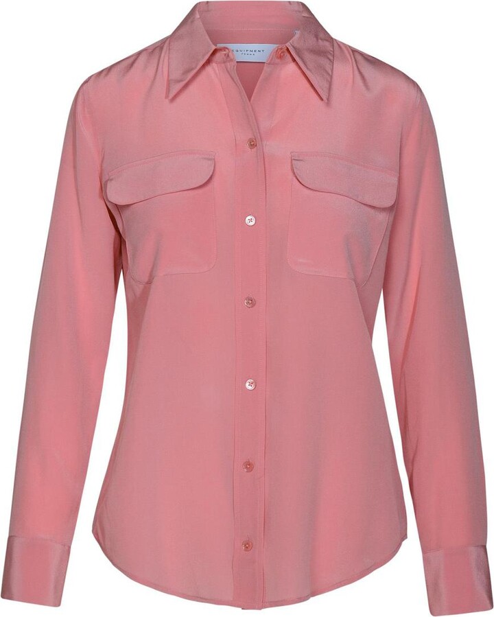 equipment pink blouse