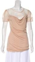 Thumbnail for your product : Valentino Lace Short Sleeve Top
