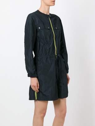 Jil Sander Navy contrast zip mini dress