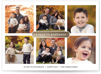 Minted Bookplate Album New Year's Photo Cards