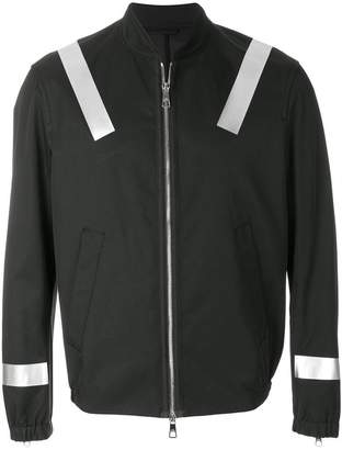 Neil Barrett stripe-detail bomber jacket