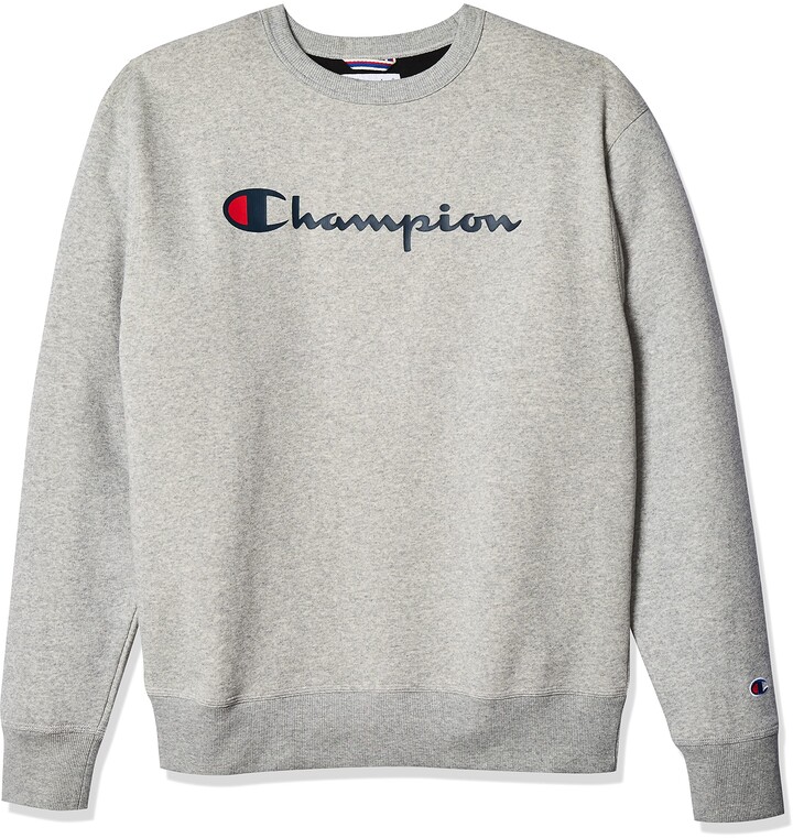 champion pullover grey