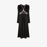 Thumbnail for your product : Paco Rabanne Diamante Embellished Satin Gown
