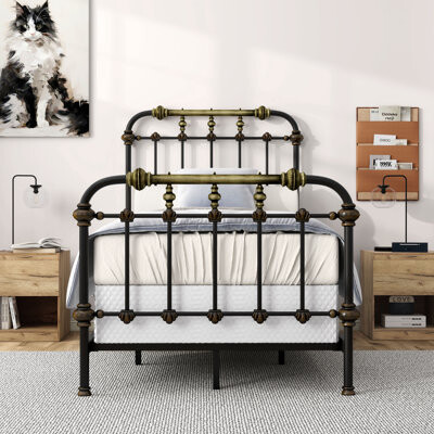 Stacie Metal Spindle Bed