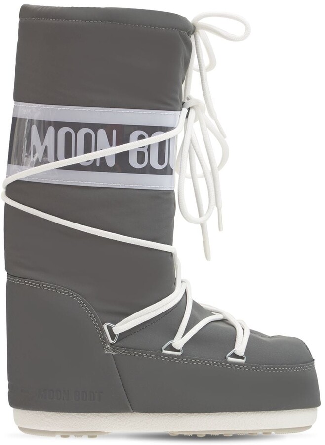 Moon Boot Reflective Nylon Snow Boots - ShopStyle Boys' Shoes