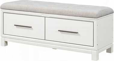Entryway Bench with Removable Cushion