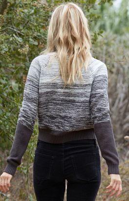 Honey Punch Marled Cropped Pullover Sweater