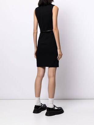 Gucci Pre-Owned Bow-Buckle Belted Dress