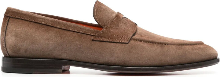 Suede Penny Loafers