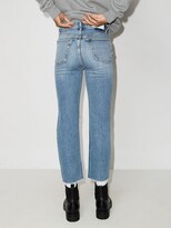 Thumbnail for your product : RE/DONE Stove Pipe high-waisted jeans