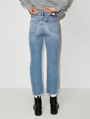 RE/DONE Stove Pipe high-waisted jeans