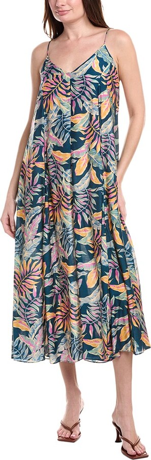 Monte And Lou Huahine Silk-Blend Sundress