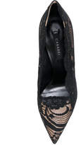 Thumbnail for your product : Casadei stiletto pointed lace pumps