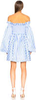 Thumbnail for your product : Caroline Constas Kora Dress in Blue & White | FWRD