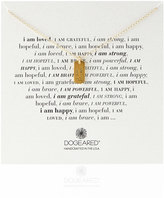 Thumbnail for your product : Dogeared Gold-Dipped I Am Loved Dogtag Necklace
