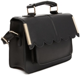 Thumbnail for your product : ASOS Mini Satchel Bag with Scallop Bar Detail